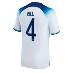 Engleska Declan Rice #4 Domaci Dres SP 2022 Kratak Rukavima